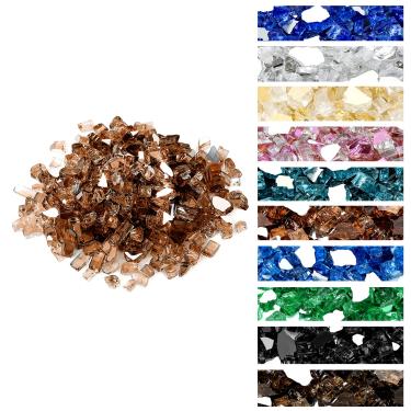 Imagem de Vidro reflexivo de fogo da Onlyfire para lareiras ou fogões de gás naturais ou de propano, conjunto de 3 kg