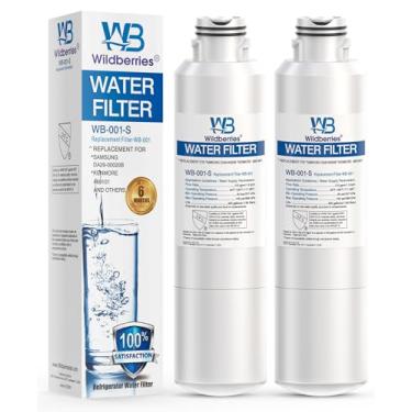 Imagem de Wildberries DA97-08006A-1 substituição de filtro de água para refrigeradores Samsung compatível com Samsung DA29-00020B, RS25H5111SG, HAF-CIN, HAF-CIN/EXP, 46-9101, pacote com 2