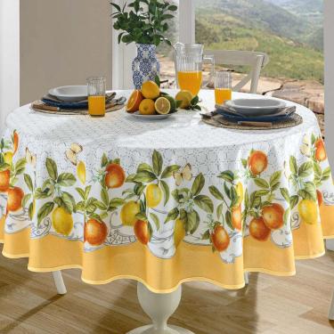 Imagem de Toalha de Mesa Redonda 8 Lugares 1,80 Mt Dohler Clean Cora D