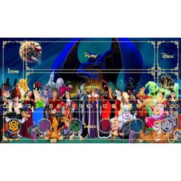 Imagem de MTG Decks & More Premium Collection Playmat Compatible with Disney Lorcana TCG - Disney Villains!