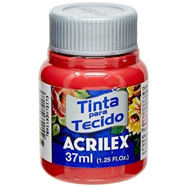 Imagem de Tinta Tecido Fosca 037ml Vermelho Bebe - Duzia com 12 Unidade(s), Acrilex, 4140800, Vermelho