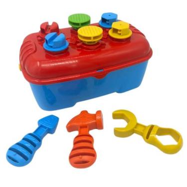 Imagem de Maletinha de Ferramentas Infatil 9pçs Educativa - Divplast - Brinquedo