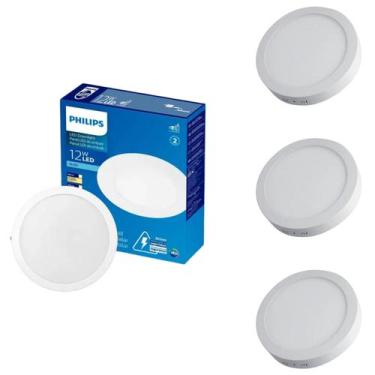 Imagem de 4 Painel Plafon Led 12w Philips Embutir 3000k Quente Bivolt