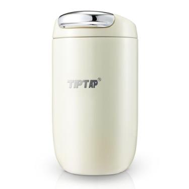 Imagem de TIPTAP Copo de aço inoxidável isolado a vácuo de 350 ml de 350 ml, caneca de viagem de café à prova de derramamento com tampa, copo térmico para manter quente/café gelado, chocolate, chá e mais