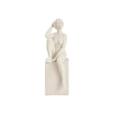 Imagem de Escultura Enfeite De Mesa Ou Sala Abstrato Mulher Em Poliresina - Casa