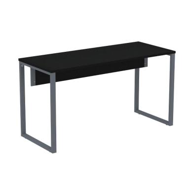 Imagem de Mesa Escritório P25 Tub Pandin 150 Cm Largura X 70 Cm Profundidade Tampo Mdp Preto Pé Aço Tubular Grafito