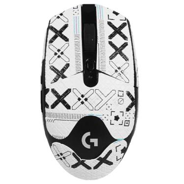 Imagem de NOUKAJU Fita adesiva para mouse com cobertura total para mouse gamer Logitech G305 Lightspeed sem fio, fita antiderrapante para mouse, kit de atualização de mouse profissional pré-cortado e resistente