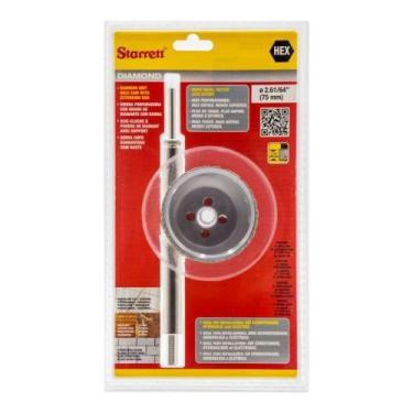 Imagem de Serra Copo Diamantada 75mm x 2.61/64'' - Starrett para Alvenaria e Por