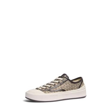 Imagem de Michael Kors Tênis feminino Jude com cadarço, Natural, 36