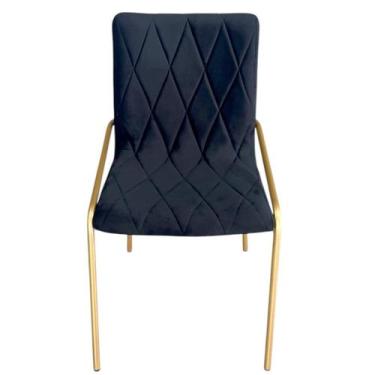 Imagem de Cadeira Estofada com Base em Aço Carbono Pintura Automotiva  Anitta Ex