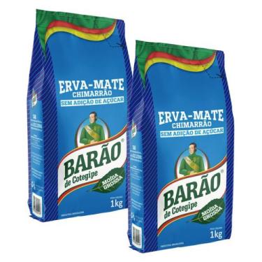 Imagem de Erva-mate Barão Moída Grossa 1kg - Chimarrão Gaúcho - Barão de Cotegip