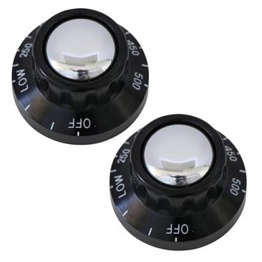 Imagem de KITCHEN BASICS 101 A32077 Substituição de fogão com botão para mostrador de termostato de forno American Range AMRA32077 Low-500F, pacote com 2