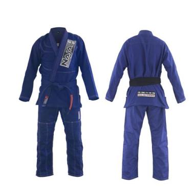 Imagem de Kimono de Jiu Jitsu Adulto Naja Brave, Azul, A4