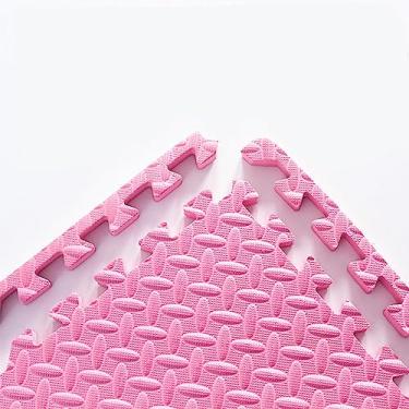 Imagem de K ERATISNIK 9 Tapetes De Espuma Intertravados Com 1 Polegada Espessura Para Academia Em Casa, Fitness, Proteção Superfície Exercícios, Acolchoamento Eva Borda Equipamentos Treino (1 Polegada, Rosa)