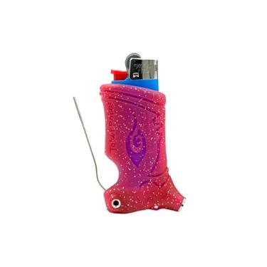 Imagem de Toker Poker - Mini Bic Isqueiro Multi Ferramenta, Coleção Sparkles - Ferramenta Tudo Incluído para Camping e Outros (Rosa)