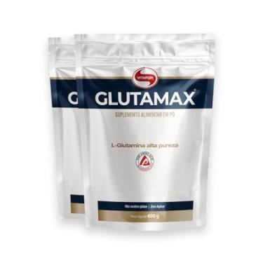Imagem de Kit 2 Glutamax Vitafor Glutamina 600g