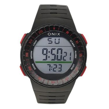 Imagem de Relógio Masculino Onix Digital It-361 Preto E Vermelho