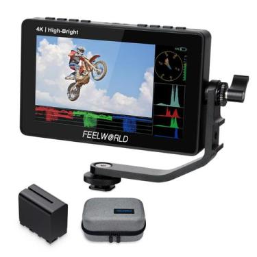 Imagem de Monitor de campo de câmera FEELWORLD F5 Prox 5,5" 1600nit com bolsa