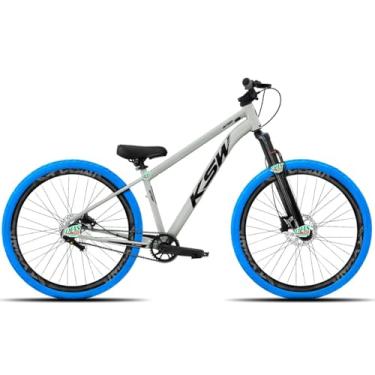 Imagem de Bicicleta KSW do Grau Kit 1x1 Freio Hidráulico Pneus Flame,CINZA PORSCHE 2