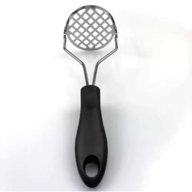Imagem de Amassador de Batatas com Grade de Aço Inoxidável, Cabo Ergonômico Preto