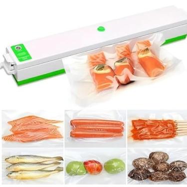 Imagem de Seladora Vácuo Maquina Embalar Alimentos Doméstico Cozinha (220V)