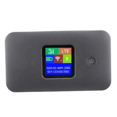 Imagem de Diydeg Wifi Portátil, 4G 4G CAT7 2.4G/5.8G Router Wi -Fi Sem Fio de Banda Dupla, Pocket Mobile Hotspot Suporta 10 Dispositivos, Roteador de Rede de Pontos de Acesso de 3000mAh para