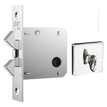 Imagem de 2X Fechadura Para Porta De Correr Em Madeira 1006 Stam Wc