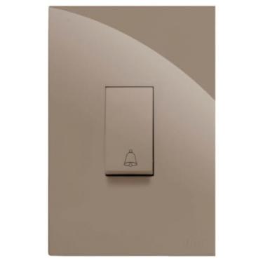 Imagem de INTERRUPTOR PULSADOR CAMPAINHA RECTA FEND I VERTICAL SATIN BLUX CONJUNTO 4X2