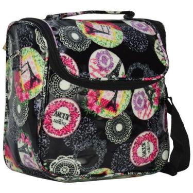 Imagem de Bolsa Feminina Necessaire Térmica Paris Preto CBRN16969 - Commerce Bra