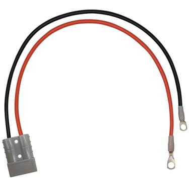 Imagem de O conector rápido da bateria serve para o kit Anderson Connector 50A, 10AWG, conector rápido de bateria de 0,5 m, compatível com baterias de lítio, carrinhos de golfe, tratores, reboque de guincho de