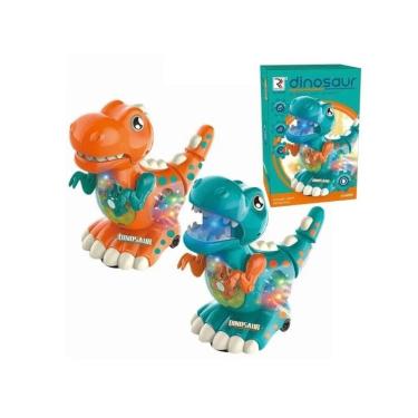 Imagem de Brinquedo de dinossauro de dança com luzes e som para crianças