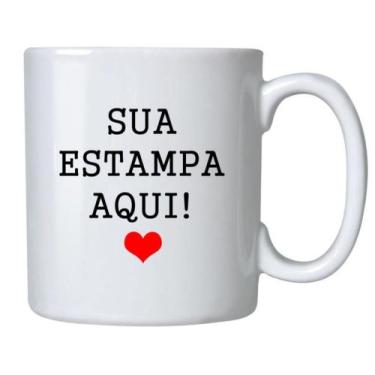 Imagem de Caneca ceramica personalizada - SUBLIME, BRANCA, 325ML