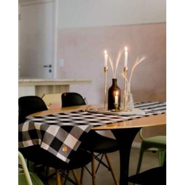 Imagem de Caminho de Mesa Xadrez - Pano Urbano