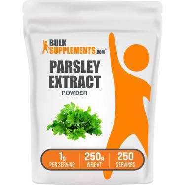 Imagem de Suplementos a granel em pó de extrato de salsa 250g sem glúten - BulkS