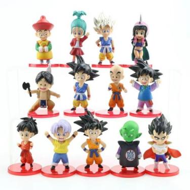 Imagem de Dragon Ball Mini 13 Figure Super Saiyan Goku Vegeta Boneco