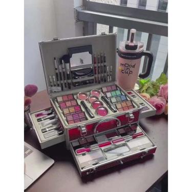 Imagem de Kit de Maquiagem 106 Peças Estojo Sombra, Gloss Labial, Blush