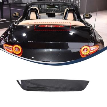 Imagem de Aotumcer Adesivo de decoração de capa de lâmpada de freio estilo fibra de carbono compatível com Mazda MX-5 Miata 2016-2027 acessórios exteriores de carro decoração e proteção