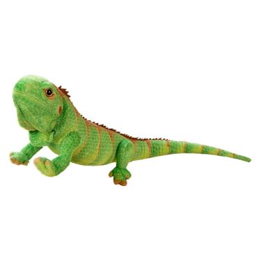 Imagem de Boneca de brinquedo de pelúcia Lizard 65 cm, camaleão realista de pelúcia macia