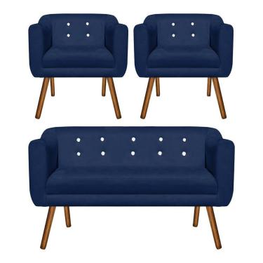 Imagem de KIT 01 NAMORADEIRA E 02 POLTRONAS JULIA