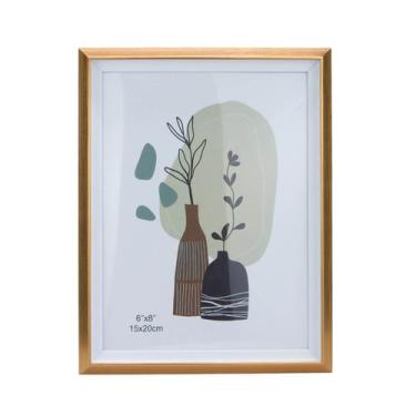 Imagem de Porta Retrato de Madeira C/ Moldura Para Fotos 15x20cm Quadro - Genéri