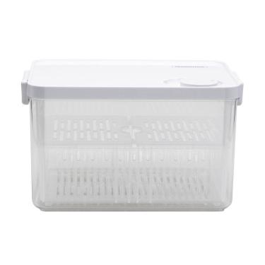 Imagem de Pote Organizador De Geladeira Tramontina Organizzare Com Controle De Umidade 6,2 L Tramontina