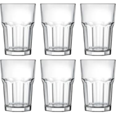 Imagem de Jogo 6 Copos De Vidro Para Suco/Agua/Refrigerante 340ml