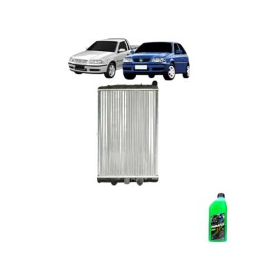 Imagem de Kit Radiador VW Gol Parati 1.0/1.6/2.0 1995-2008 + Aditivo Paraflu Verde