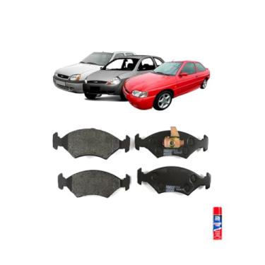 Imagem de Kit Pastilha de Freio Fiesta 1.0 1.3 95>KA97> + CAR80 Anti Chio 300ml