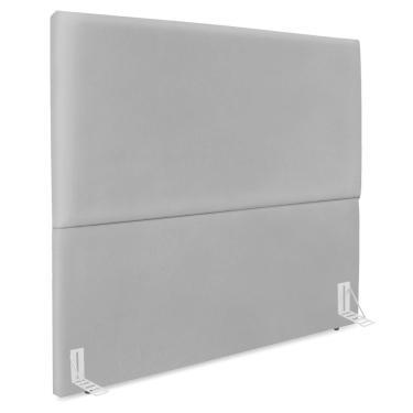 Imagem de Cabeceira Queen 160 Cm Com Frame Luna Corino Cinza Artte Cinza
