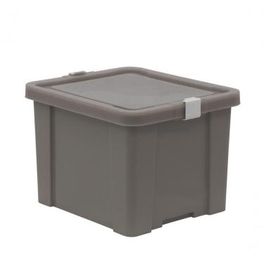 Imagem de Caixa Organizadora Tramontina Camurça Em Polipropileno Office 30 Litros