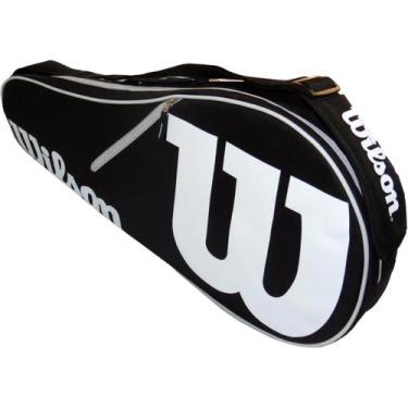 Imagem de Raqueteira Wilson Esp Advantage X3 - Modelo Novo Lançamento Preto