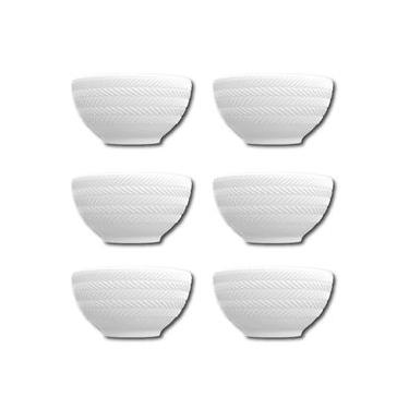 Imagem de Conjunto de Bowls Germer Chevron em Porcelana 400 ml – 6 Peças