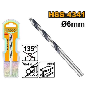 Imagem de Broca Helicoidal HSS-Co 6MM X 93MM INGCO