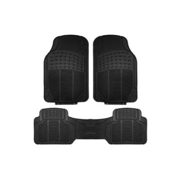 Imagem de TAPETE AUTOMOTIVO JOGO DE TAPETE CARRO 3 PEÇAS TRASEIRO INTEIRIÇO BORRACHA GROSSA ANTIDERRAPANTE
